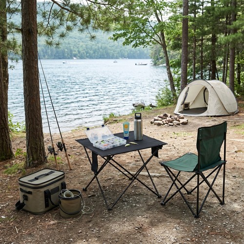 Camping table foldable - camping,