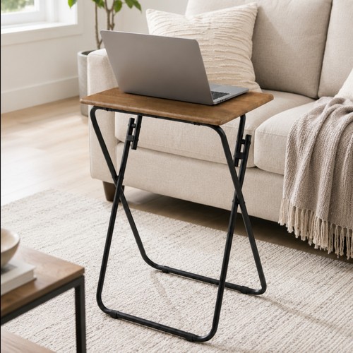 Small folding wooden table - small, tv