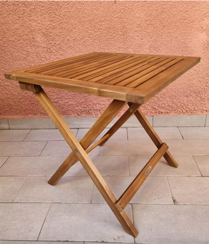Wooden garden table - garden,
