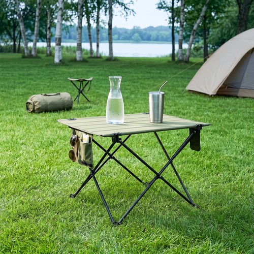 Folding camping table - folding,