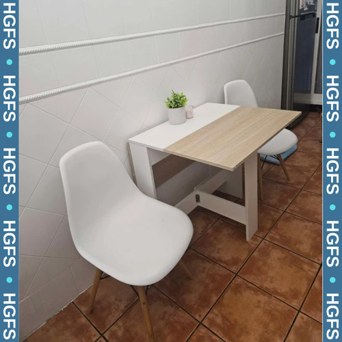 Oak drop leaf dining - leaf,