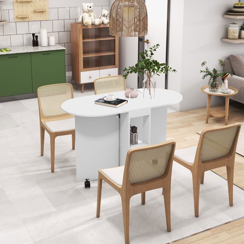 Homcom folding dining table - homcom,