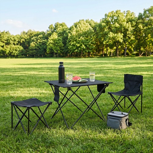 Folding camping table small - camping,