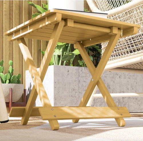 Wooden garden table small - table,